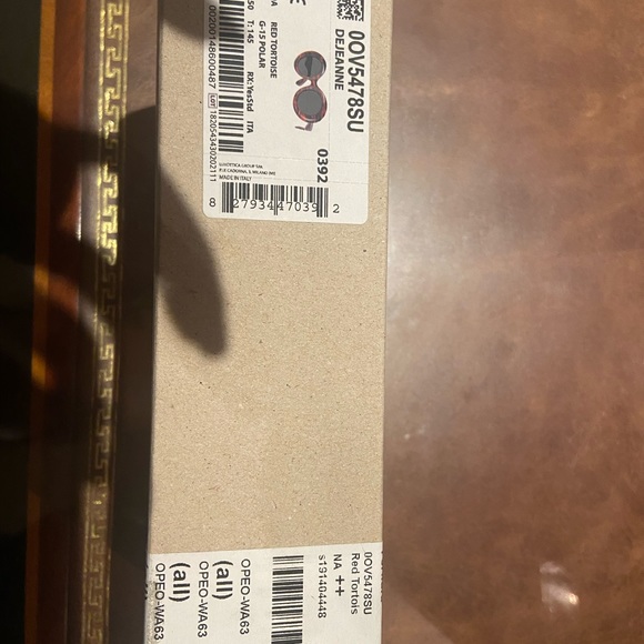 Authentic Oliver Peoples Dejeanne Oversize Sunglasses Red Tortoise Round Frame - Picture 8 of 10